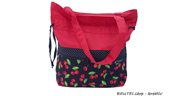 Ballontasche Nr. 33 "sweet cherry in red"